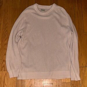 LL Bean Textured Cotton Sweater